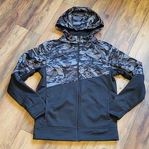 Russel zip down sweatshirt, men's Small